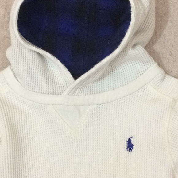 POLO BY RALPH LAUREN HOODIE THERMAL SIZE 24 MONTHS - Picture 5 of 8